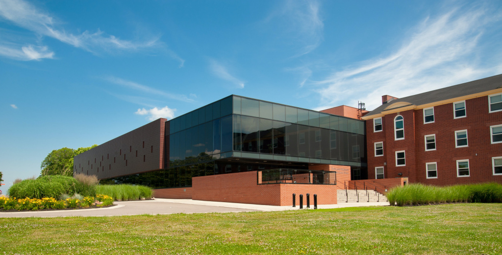 Don and Marion McDougal Hall An exterior photo of Don and Marion McDougall Hall