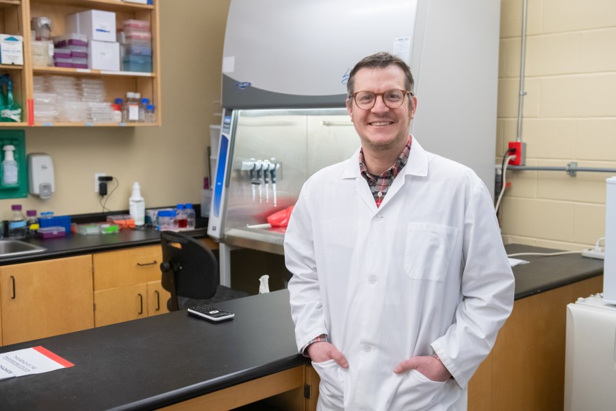 Dr. Patrick Murphy, assistant professor, UPEI Department of Biology Dr. Patrick Murphy