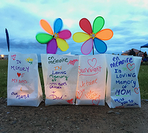 Luminaries at a Relay for Life event Luminaries at a Relay for Life event
