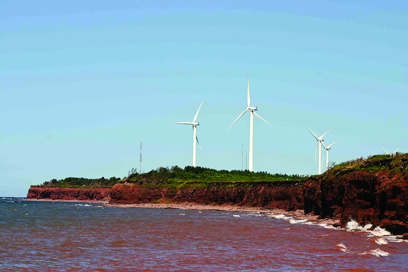 Wind turbines at North Cape, PEI Wind turbines at North Cape, PEI