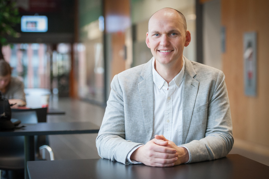 Dr. Josh MacFadyen, one of three UPEI faculty members who recently received SSHRC funding for their research programs Dr. Josh MacFadyen