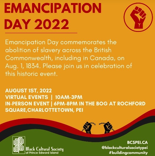 infographic about Emancipation Day