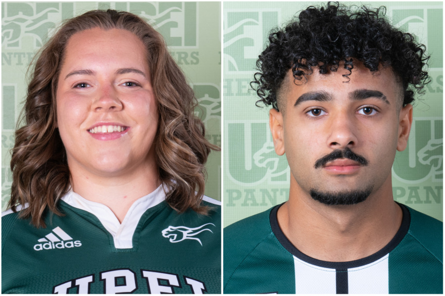 UPEI Panther Subway Athletes of the Week for September 5–11 are Emily Duffy (women’s rugby) and Salem Farag (men’s soccer). UPEI Panther Subway Athletes of the Week for September 5–11 are Emily Duffy (women’s rugby) and Salem Farag (men’s soccer).
